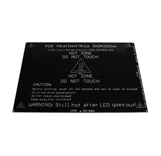 300*200*3 мм Алюминий pcb MK3 Heatbed двойной Мощность 12 В с подогревом платформа для Prusa i3 3D