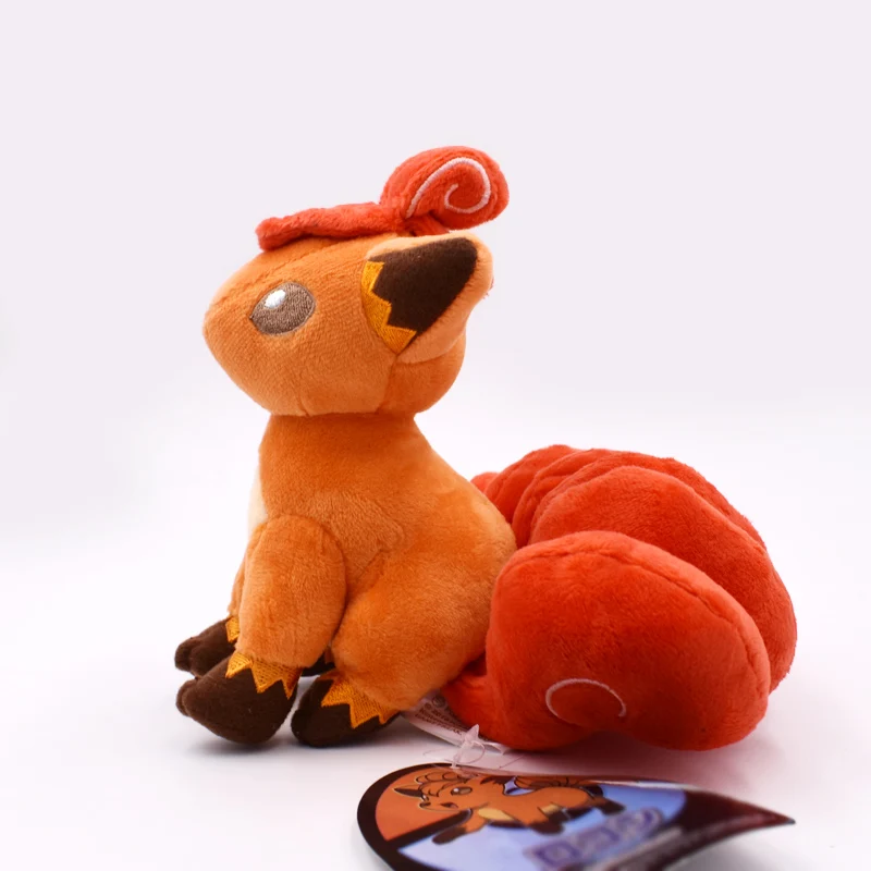 Новинка года Аниме Vulpix плюшевые куклы игрушечные лошадки хороший подарок для детей около 16 см