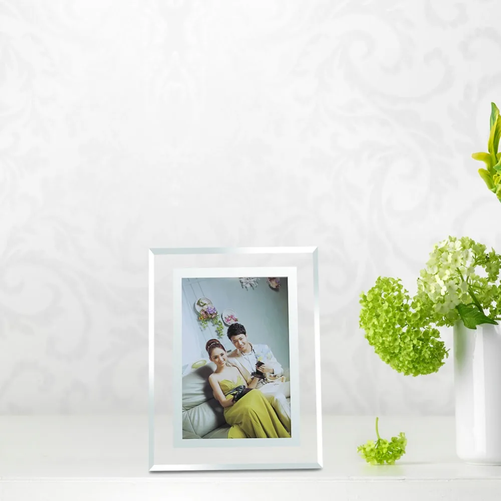 Giftgarden Стекло фоторамка 4x6 &quotрамы для картин Офис украшения стола набор из 2 шт. |