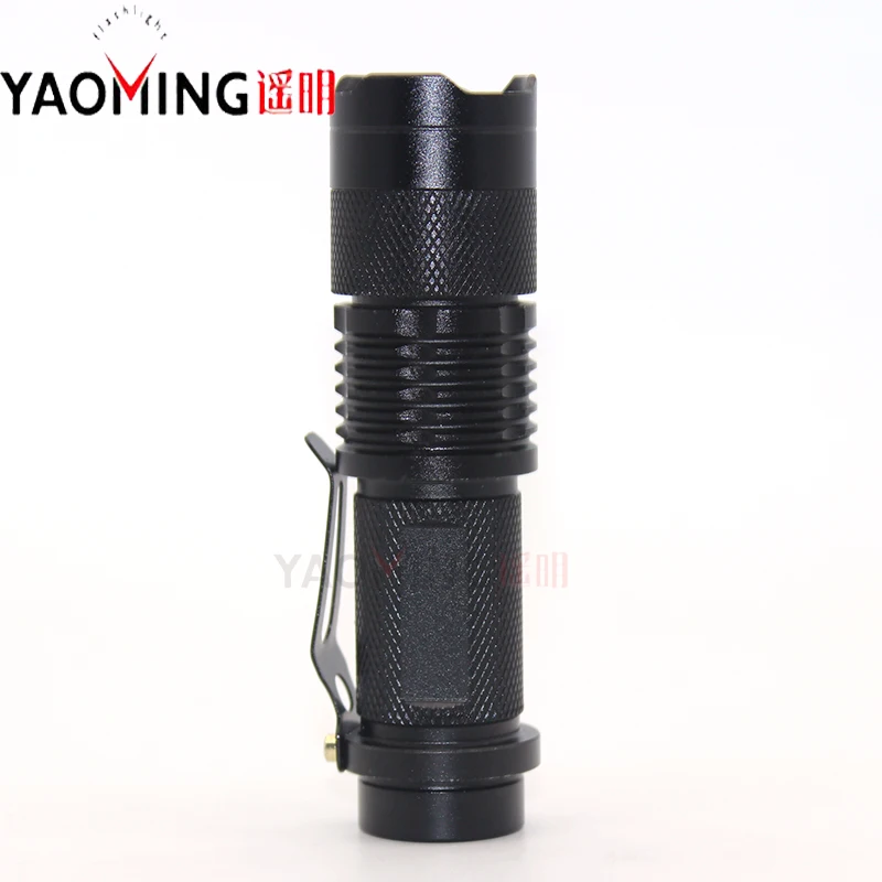 CREE Led 365nm УФ Фонарик фокусировка Регулируемая мини лампа Blacklight SK68 фиолетовый свет