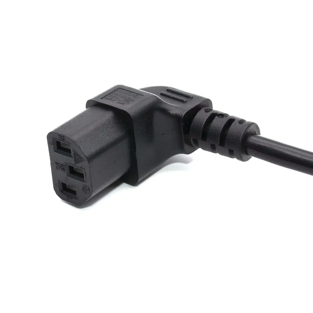 IEC 320 C14 до C13 соединительные кабели, C14 до угловой C13 шнур питания для PDU/UPS удлинитель Разъем питания, 20 см, 0,75 мм Guage