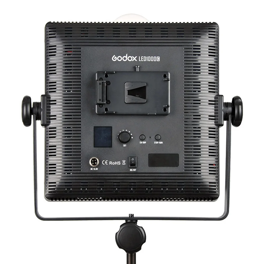 Панель светодиодной лампы Godox 1000C LED1000C 3300 5600K двухцветное Видео Освещение + кабель