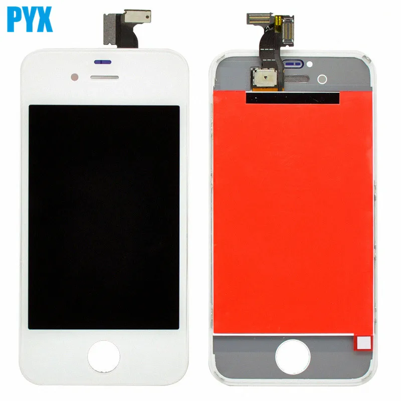 Black White For iPhone 4S LCD Display with Touch Digitizer Assembly Repair Glass Free Shipping |