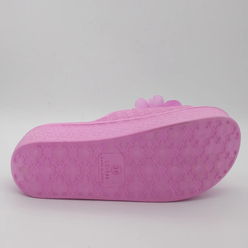 E TOY/летние женские шлепанцы ручной работы с имитацией цветов вьетнамки на