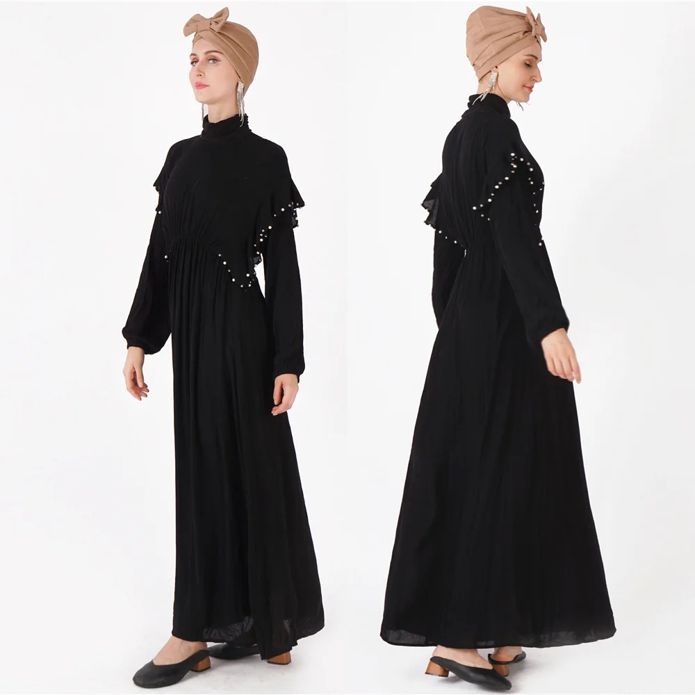 

Женское мусульманское платье abaya, мусульманское платье в Дубае, 2019