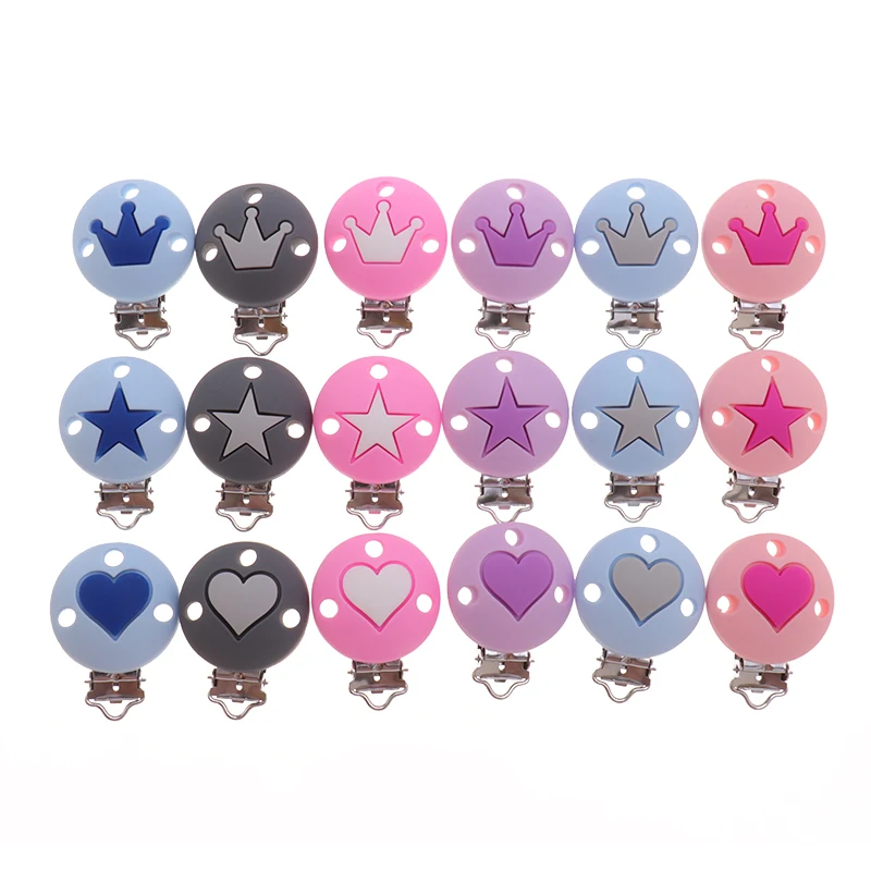 

crown pacifier clip