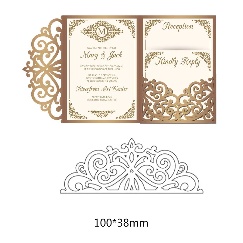 Кружевные рамки и обложки металлические стальные Вырубные штампы цветок сделай