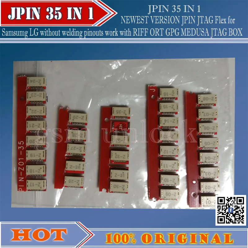 Gsmjustoncct новейшие легко jpin 33 в 1 для RIFF ОРТ GPG MEDUSA JTAG коробка/Unlock & Flash и ремонт