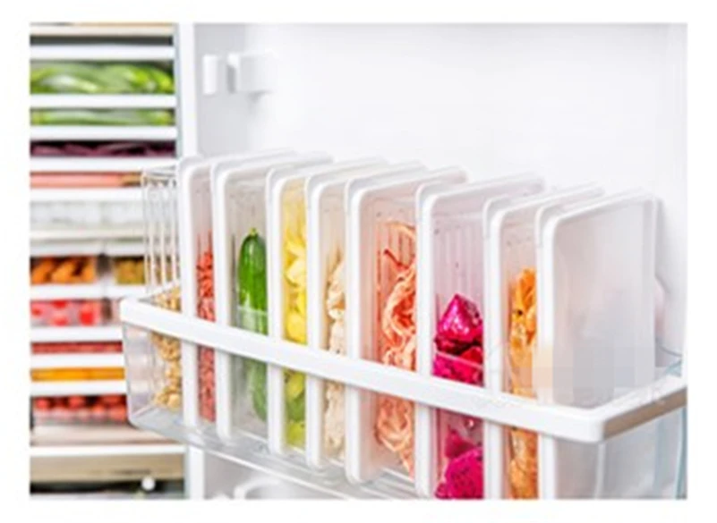 JiangChaoBo домашняя пластиковая прозрачная коробка для хранения продуктов, холодильник, еда, фрукты, свежая кухня с крышкой, герметичная коробка для хранения
