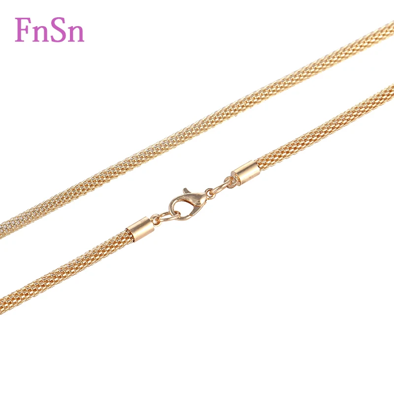 Женское ожерелье с подвеской длинное золотого цвета кристаллом в виде рыбы|necklace