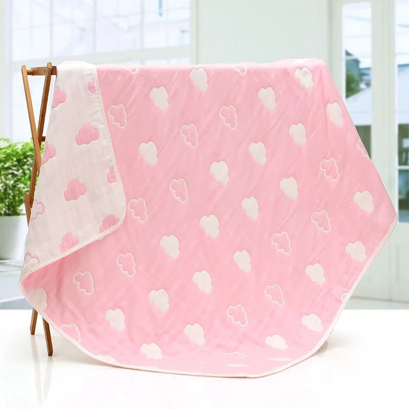 Хлопковое газовое одеяло на кровать детские одеяла для новорожденных детский