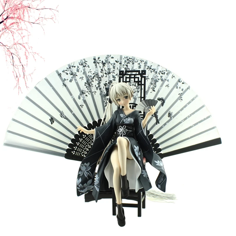 Кимоно Kasugano Sora из аниме Игра в Уединение с веером 3 цвета экшн-фигурка игрушки