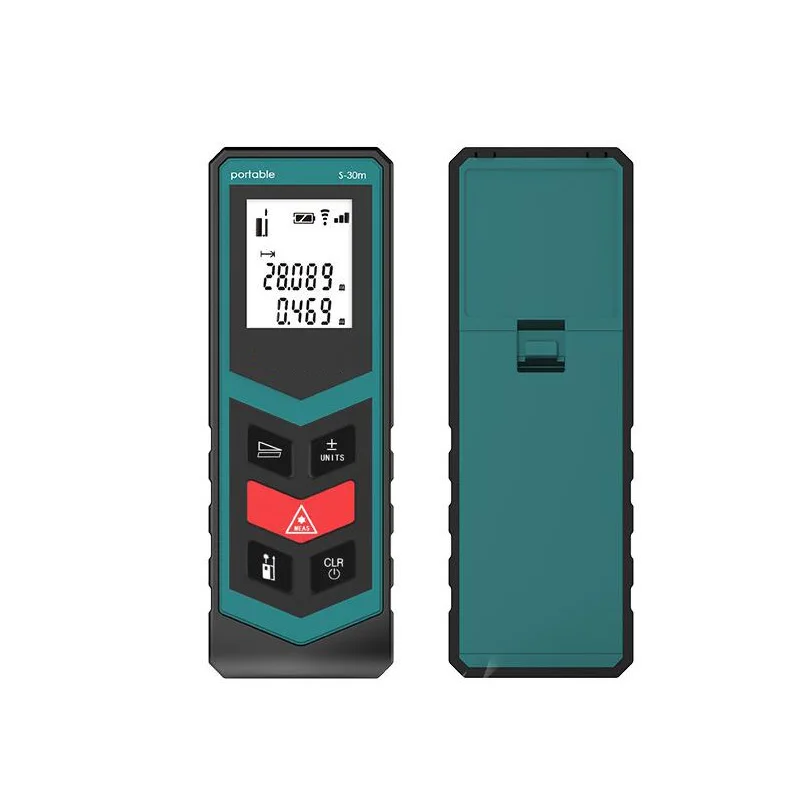 Портативный лазерный измеритель расстояния 30 м цифровой измерительный