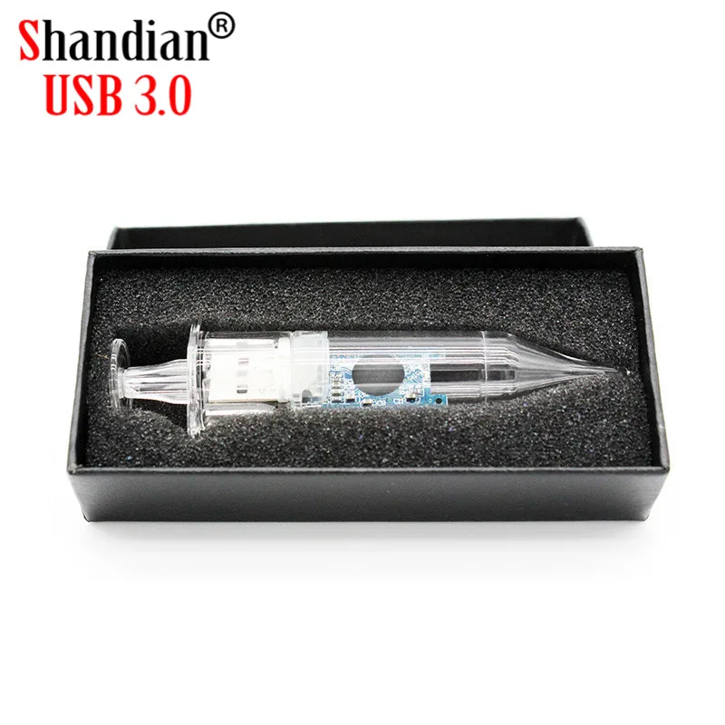 SHANDIAN USB 3,0 Внешняя память медицинский шприц Флешка 4 ГБ 8 ГБ 16 ГБ 32 ГБ 64 Гб карта памяти U диск