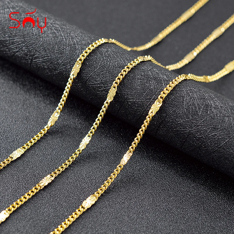 

Sunny Jewelry Bohemia Jewelry Link Chain Necklace For Women High Quality Copper Jewelry For Anniversary Dubai Jewelry Findings