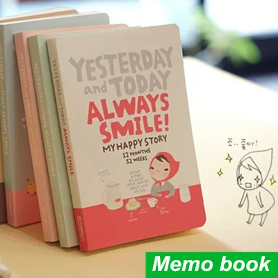 

Cute Notebook Red hat girl Agenda week plan Diary Day planner journal record stationery office School supplies 6451