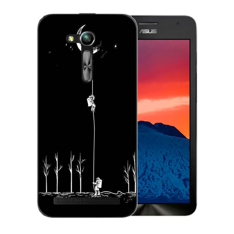 4 5 дюйма для Asus ZB450KL чехол телефона с рисунком космическая Луна Zenfone GO 2nd Gen ZB452KG