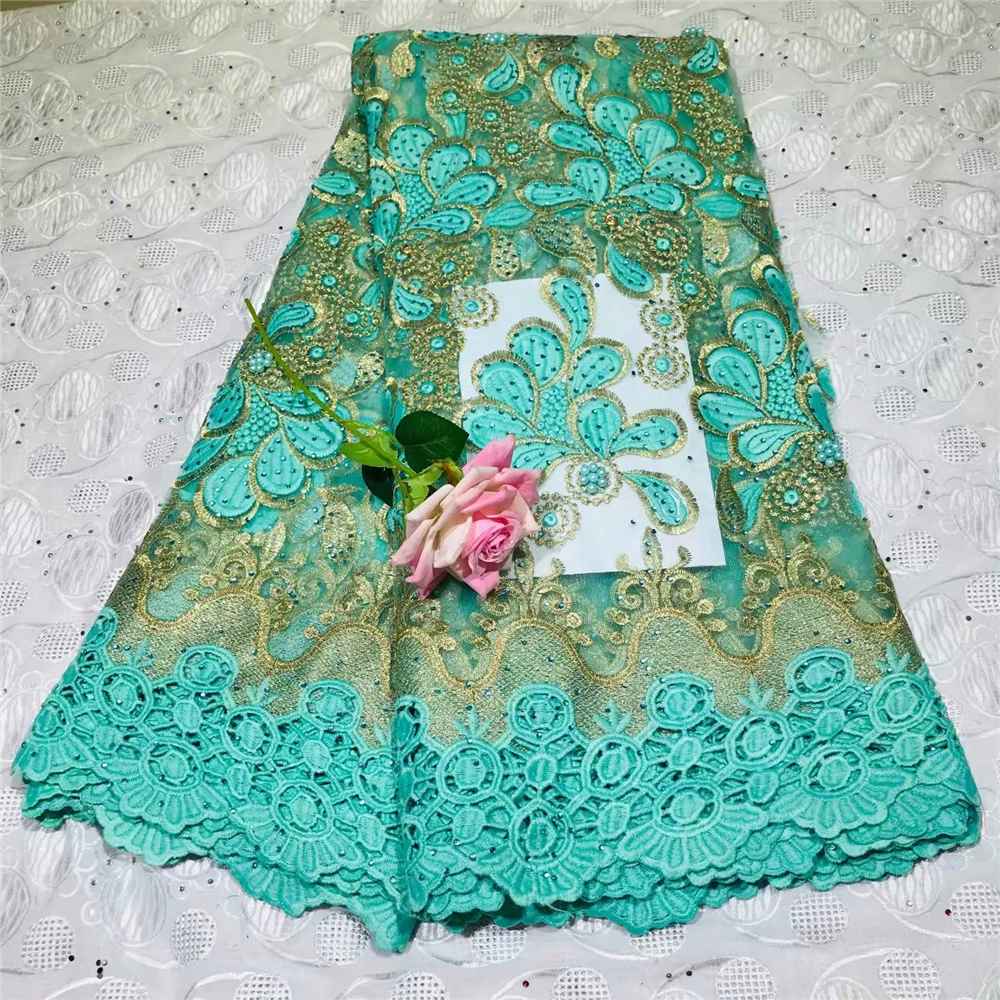 Высококачественная нигерийская кружевная ткань 2019 африканская французская