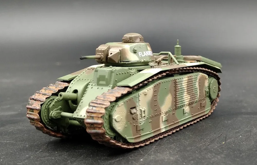 

Модель танка времен Второй мировой войны B1 трубач, готовый, модель 36160, 1:72