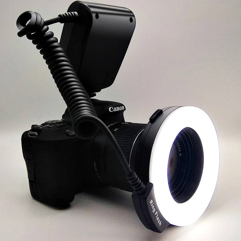 Travor Macro 48 шт. светодиодный светильник RF550D для Canon Nikon Panasonic Pentax Olympus DSLR камеры