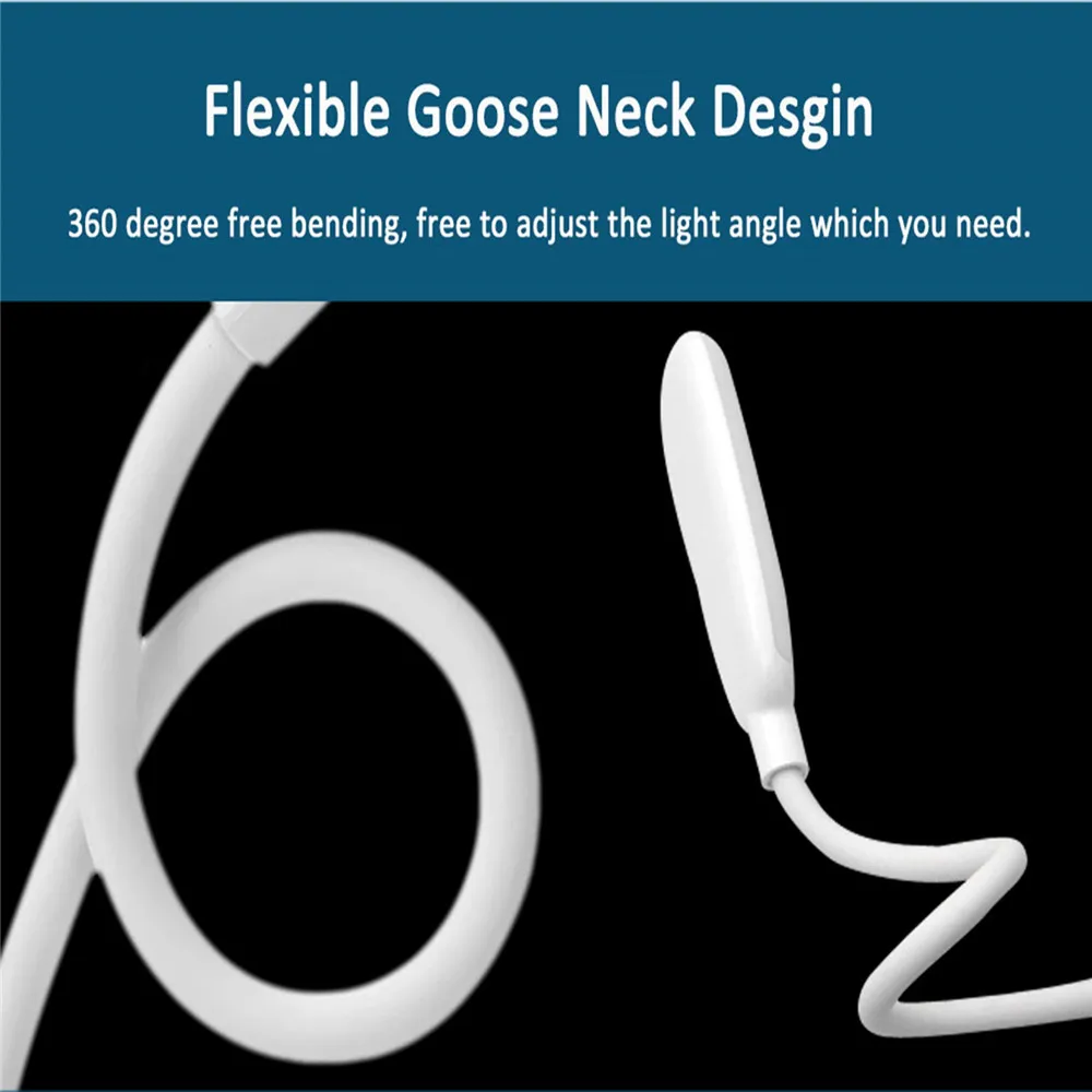 Светодиодная настольная лампа перезаряжаемый Настольный светильник с