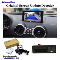 hd reverse parking camera for audi a3 8v s3 8p 2010 2019 2020 rear view backup cam decoder accessories