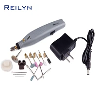 reilyn 10w low frequency drill mini grinder mini dremel machine 14000 rmp rotating tool 0 5 3 2mm chuck houseware high quality