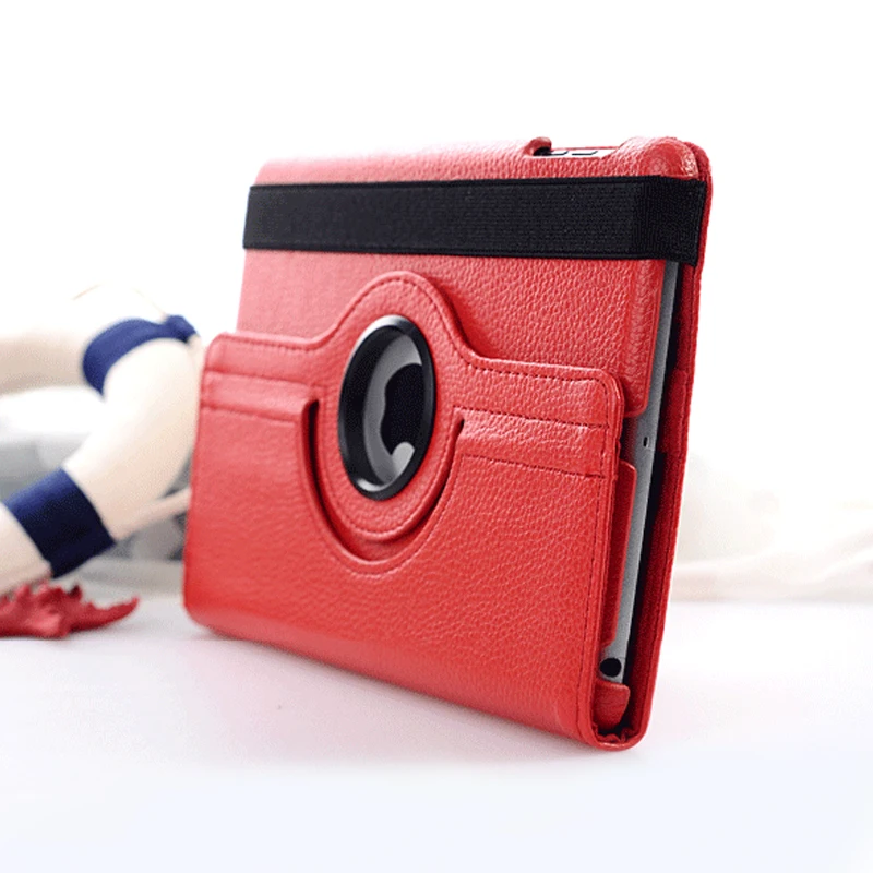 Чехол для планшета ipad Mini1/2/3 с вращающейся на 360 градусов подставкой откидной