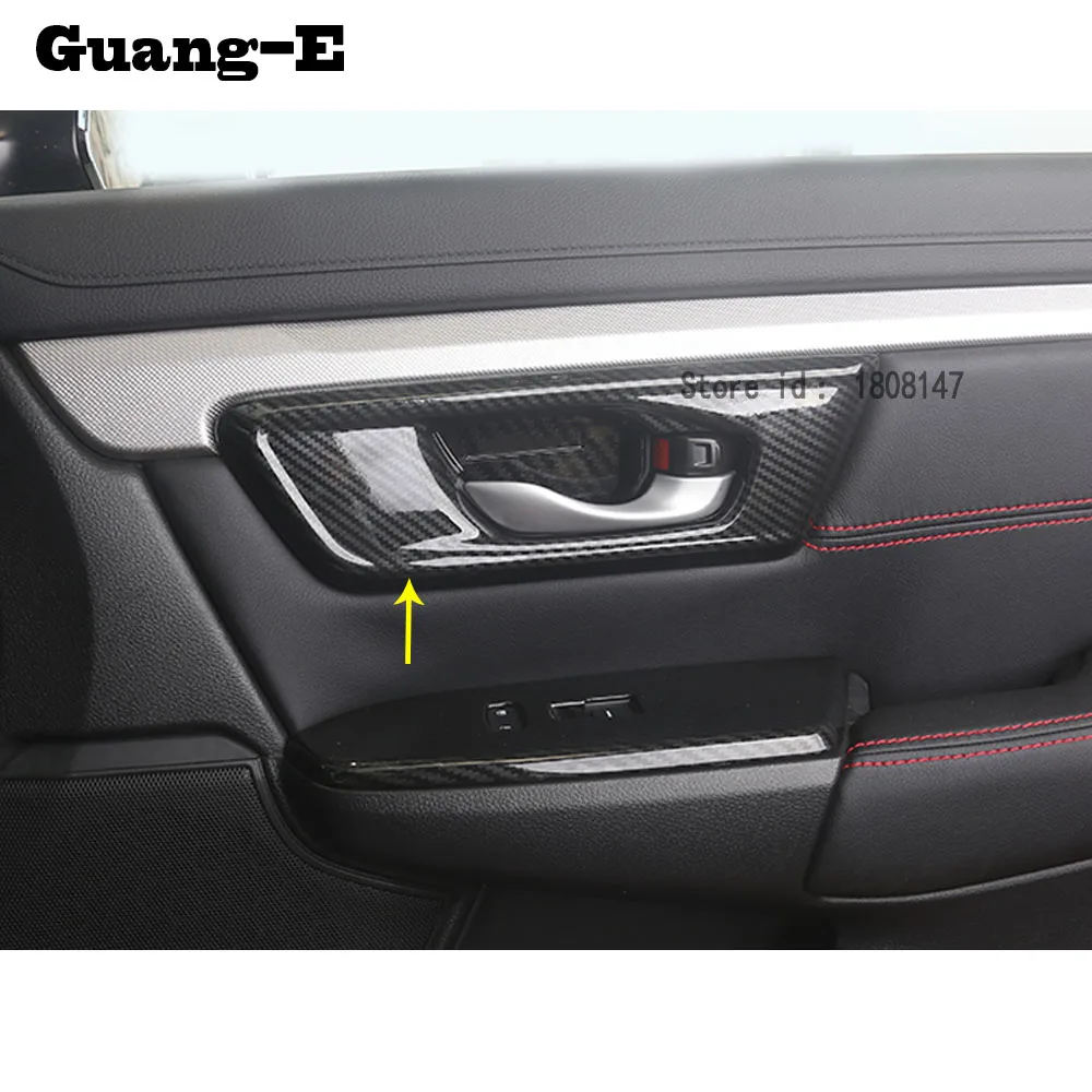 Наклейка на внутреннюю дверную ручку для Honda CRV CR V 2017 2018 2019 2020 4 шт. в комплекте|abs