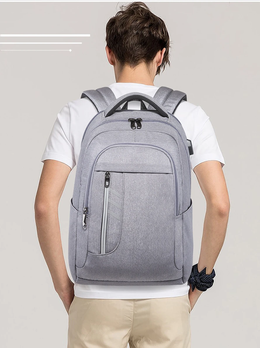 SNAP TOURS Waterproof Travel Backpack For Men USB Charging Portable Urban Laptop Backpack Large Space Trip Bagpack