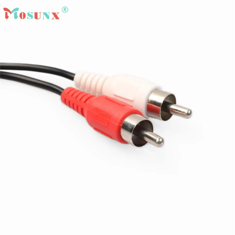 Mosunx advanced 2018 RCA Phono Y Splitter Cable 2 Male To Audio Lead Adapter Connector 1PC | Компьютеры и офис
