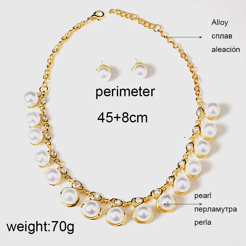 Свадебный комплект ювелирных изделий UDDEIN в нигерийском стиле индийские