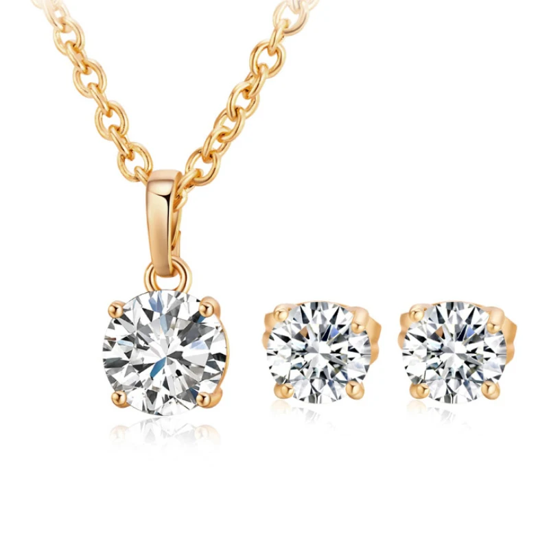 Серьги пусеты для женщин и девочек маленькие серьги 6 мм цвета: желтый золотой