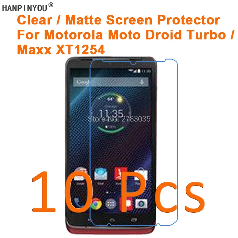 10 шт. для Motorola Moto Maxx XT1225/Droid Turbo XT1254 5 2 &quotHD Прозрачная/Антибликовая матовая