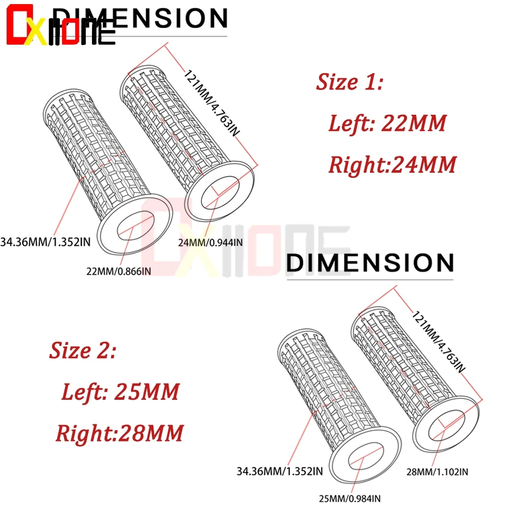 Аксессуары для мотоцикла резиновый руль Запчасти Руля Мотоцикла ручка Suzuki RM 85 125