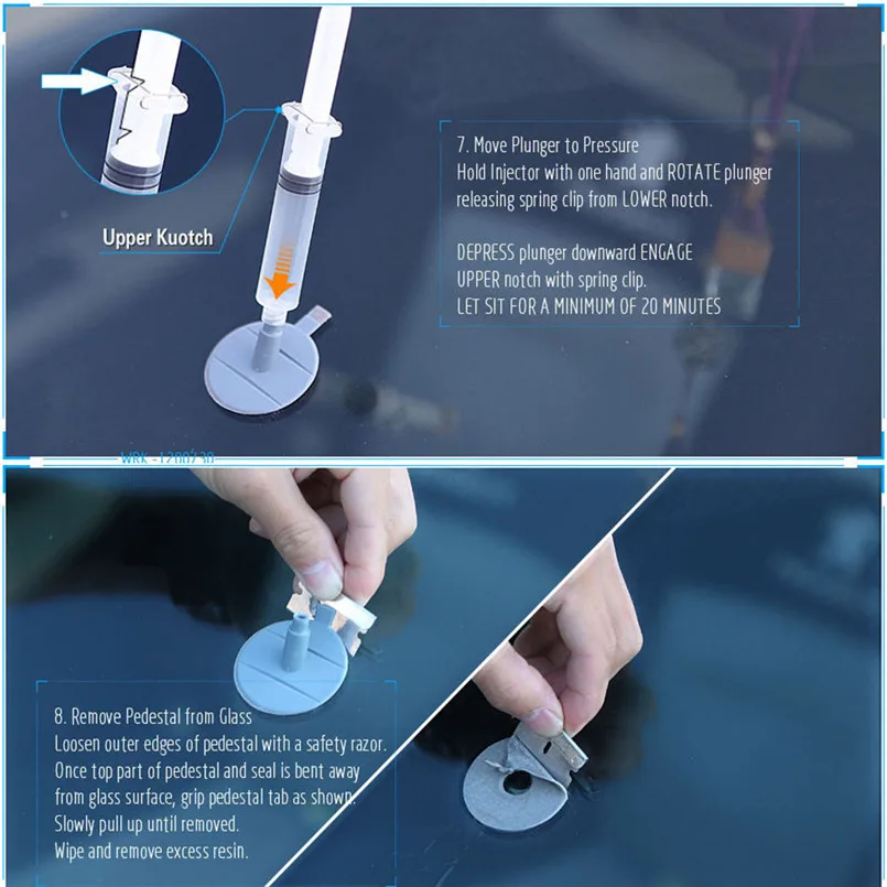 Инструмент для ремонта лобового стекла автомобиля DIY автомобильное фотостекло