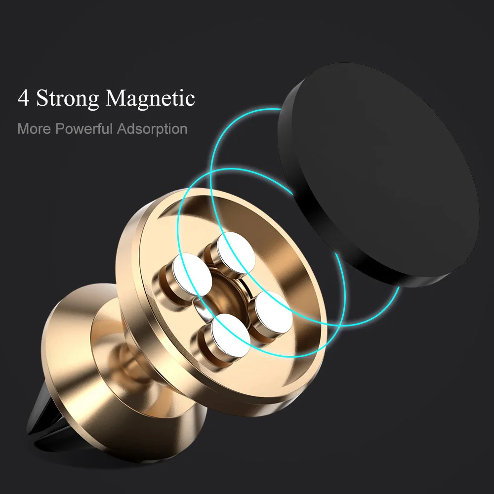 Универсальный магнитный держатель с креплением на дефлектор GPS автомобильный