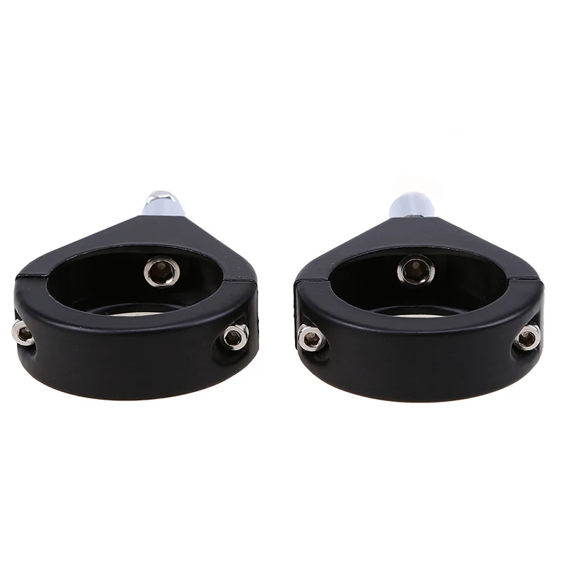 Posbay 41 мм мотоциклетный светильник сигнала поворота кронштейн Держатель хром индикатор для Harley Davidsion для перемещения вилки зажимы