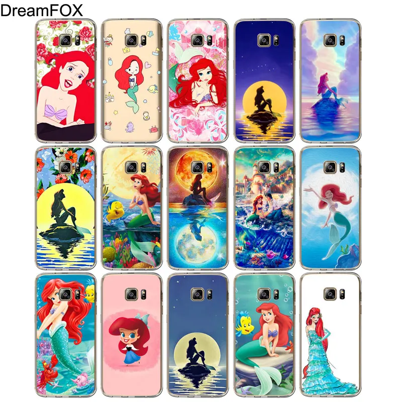 DREAMFOX M550 Mermaid Soft TPU Silicone Case Cover For Samsung Galaxy Note S 6 7 8 9 10 10e 11 11e Lite Edge Plus |