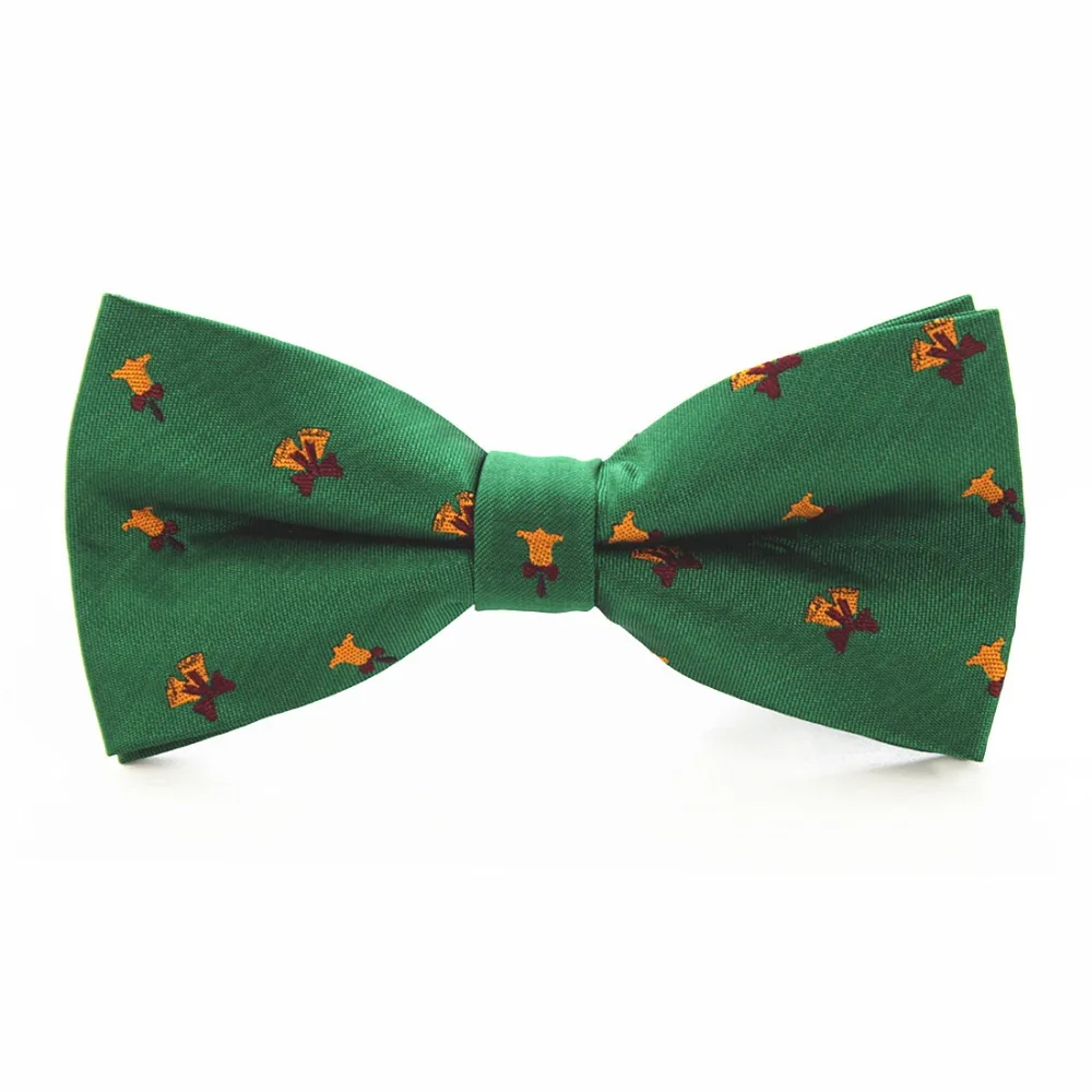 RBOCOTT новый рождественский галстук бабочка мужская зеленая рождественская елка