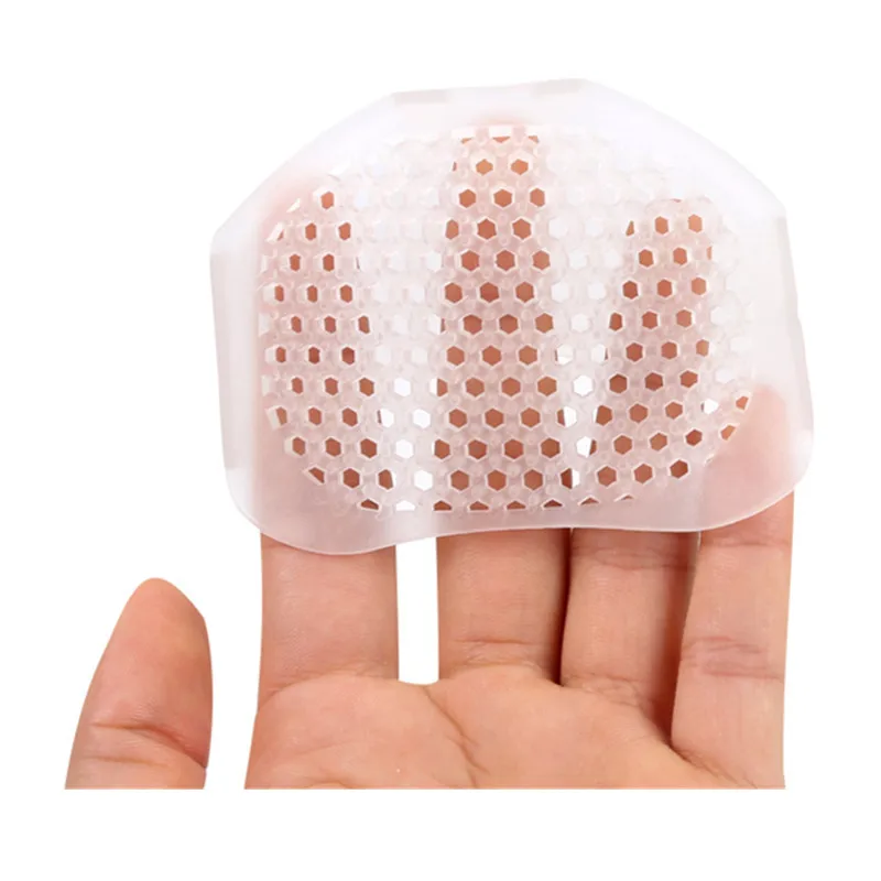 Silica Gel Insoles Honeycomb Fore Pad Cushion SEBS Breathable Anti Pain Sole Lady High Heel Shoes Insole Shoes accessories