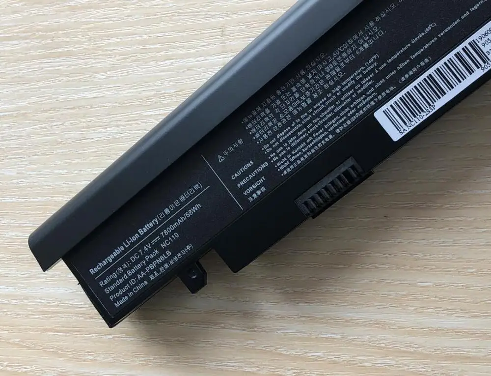 Аккумулятор для ноутбука SAMSUNG 7800 мАч AA-PLPN6LB AA-PLPN6LS AA-PLPN6LW AA-PBPN6LB NC110 NC210 NC208 NC215 AA-PBPN6LS |