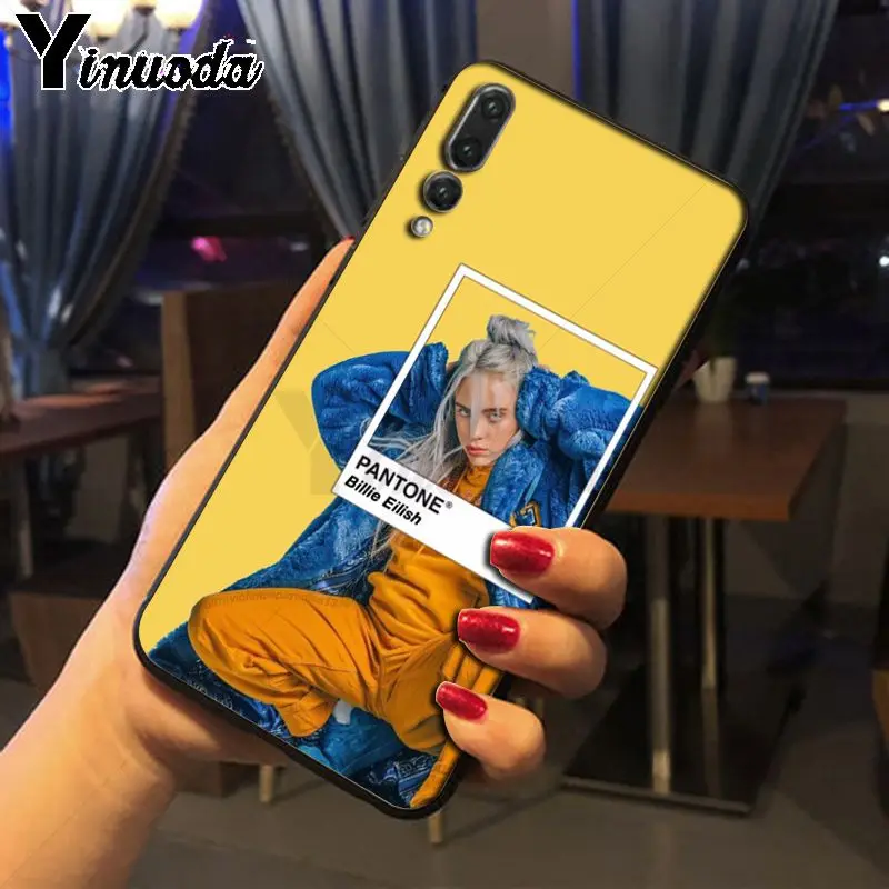 Мягкий чехол для телефона Yinuoda Music Singer Star Billie Eilish Huawei honor 8x 7a P20Lite P10 Plus Mate10Lite Mate20 P20
