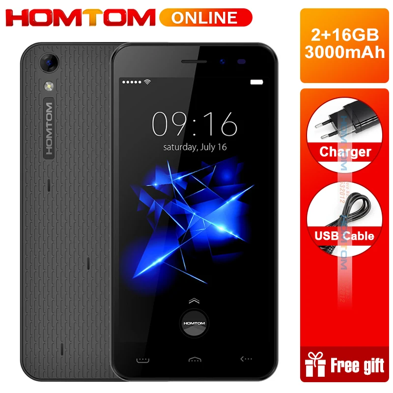 Оригинальный HOMTOM HT16 PRO смартфон 4 аппарат не привязан к оператору сотовой связи 2