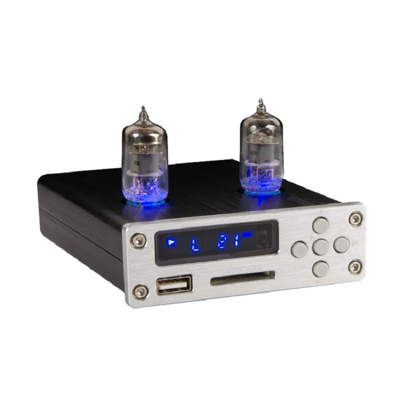 PJ.MIAOLAI M5 HIFI Lossless Music Decoding Player Amplifier Tube Preamplifier SP3306AL Audio Decoder Chip With Remote Control |