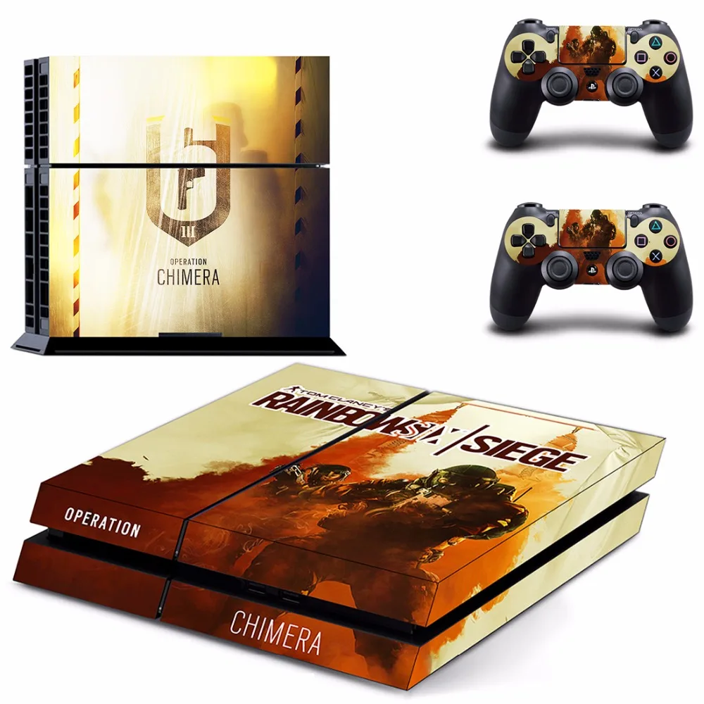 Наклейка Rainbow Six Блокировка операции химра PS4 наклейка для консоли PlayStation 4 и 2