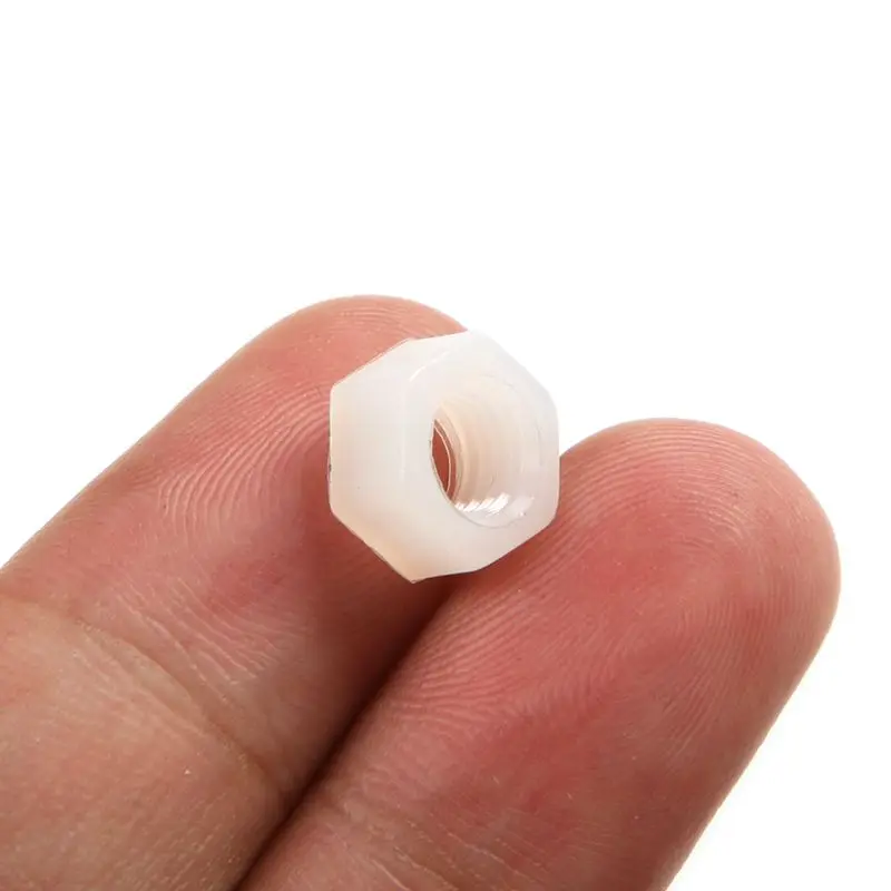 Новейший 10 шт. шестигранный нейлоновый гаек с изолированными пластиковыми