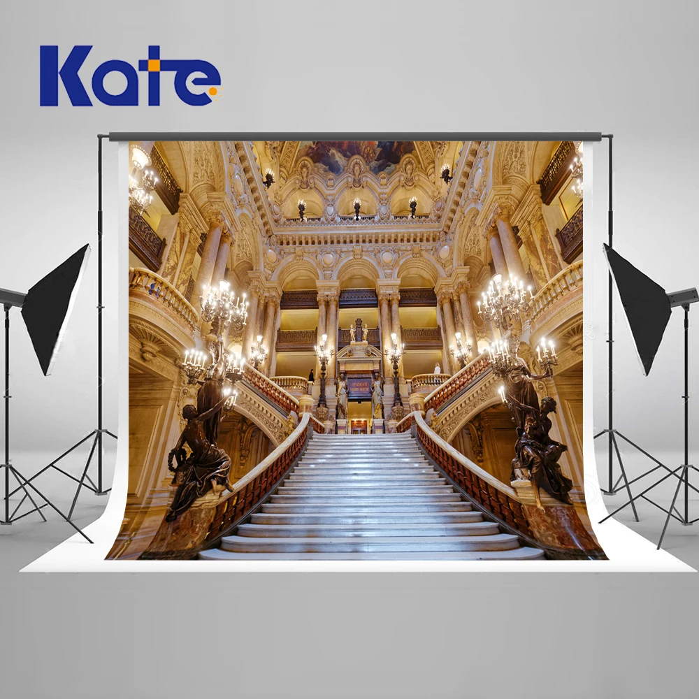 Kate 10x10ft Крытый свадебный фон для фотосъемки церковный свадебный фото фон лестница микрофибра фон для фотосессии