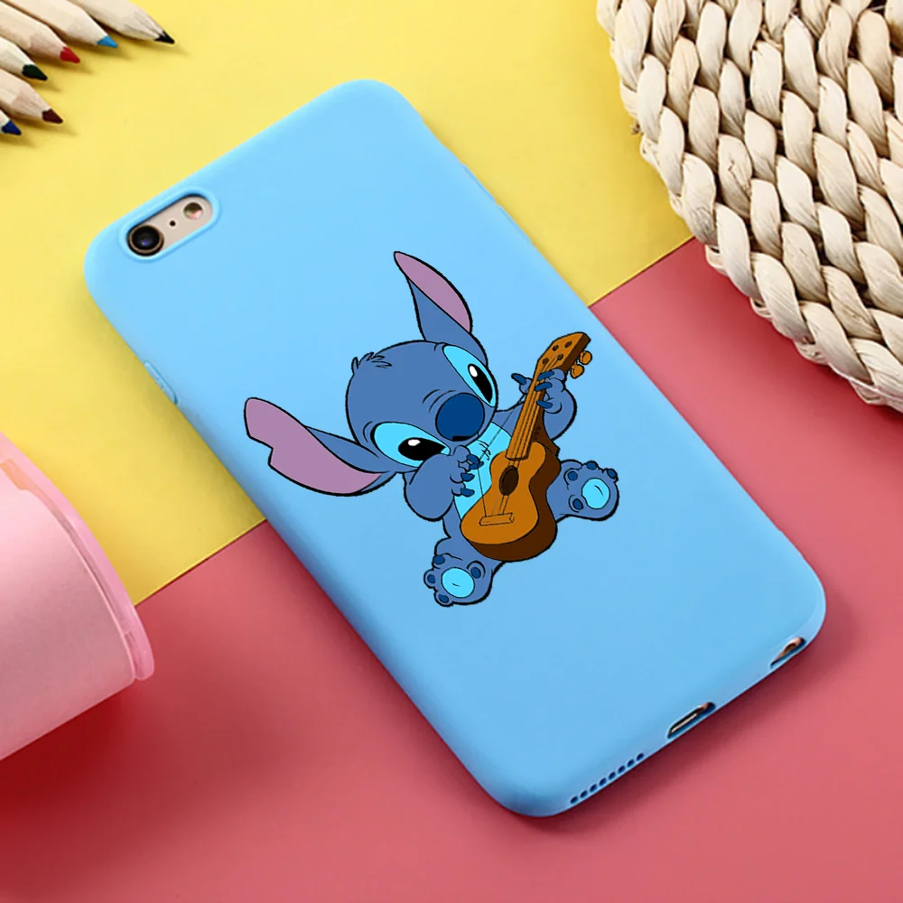 blue-2628 Милые Мультяшные цветные силиконовые мягкие чехлы из ТПУ для телефонов iPhone5 5S se 6 6p 6s 7 8 Plus X XR Xs Max 11 11pro 11proMAX - Цвет: blue-2628