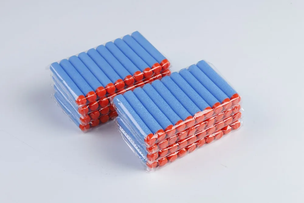 100 шт. полые головки мягкие пули игрушки патроны для оружия для Nerf пистолет Запасной комплект для Дартс 7,2 см универсальные пены бластеры для n-strike Элитной серии